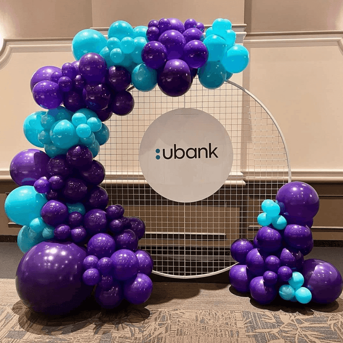 Globos Color Morado 100 Unidades Tamaño 25 Cm - Fliperex