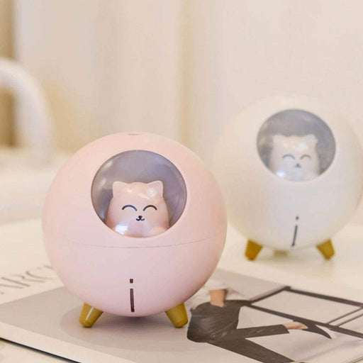 Humidificador Usb De Gatito Redondo Kawaii Vaporizador - Fliperex