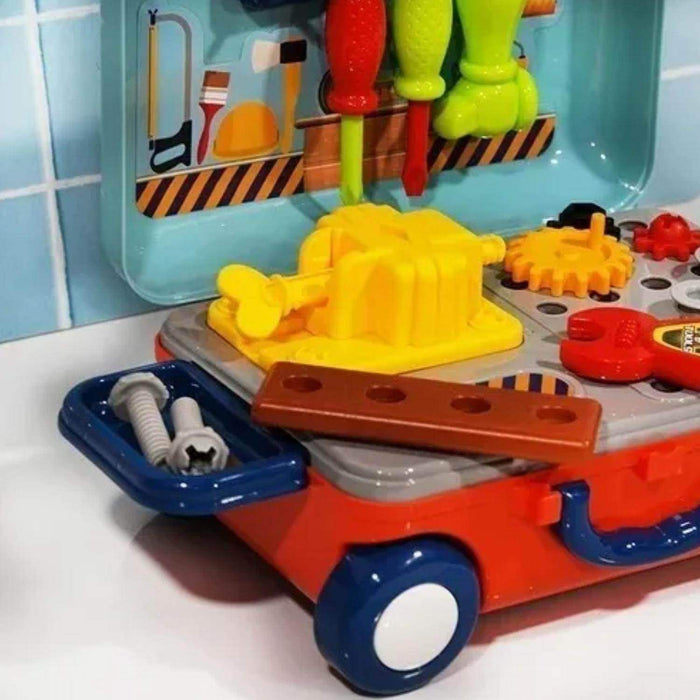 Set Maleta Maletin Infantil Carpintero Niños Juegos - Fliperex