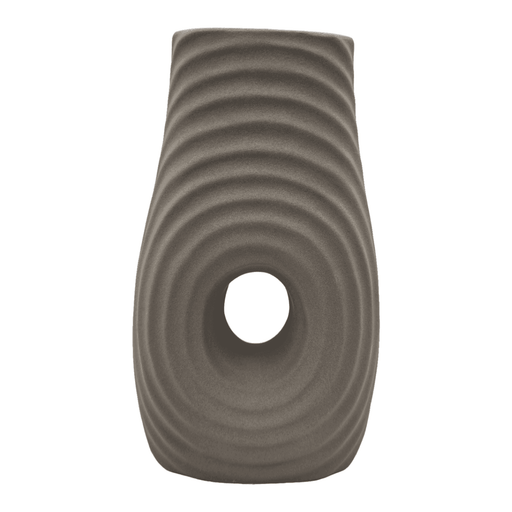 Jarron Florero De Ceramica Fina Decorativo Moderno Cafe - Fliperex