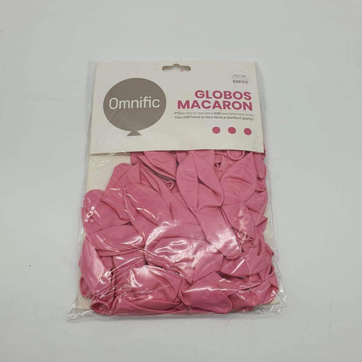 Globos Rosado Macaron 50 Unidades Tamaño 25 Cm - Fliperex