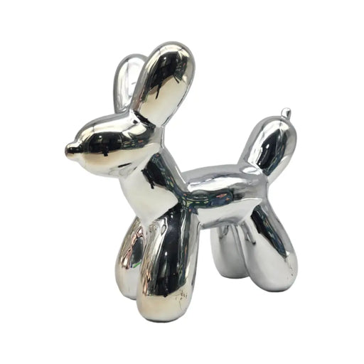 Adorno Perro Mascota Efecto Globo Metalizado Decoracion - Fliperex