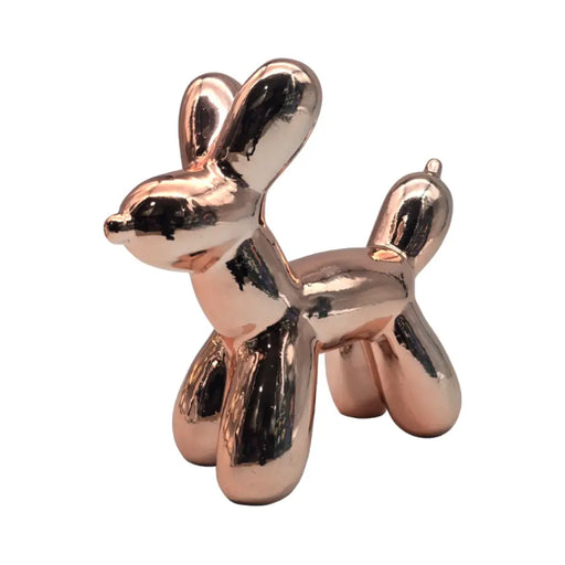 Adorno Perro Mascota Efecto Globo Metalizado Decoracion - Fliperex