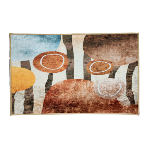 Alfombra De Baño Bajada De Cama Multiuso Diseño Abstracto - Fliperex