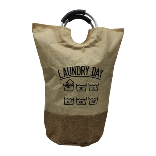 Bolsa Cesto Plegable Para Ropa Sucia Organizador De Tela - Fliperex
