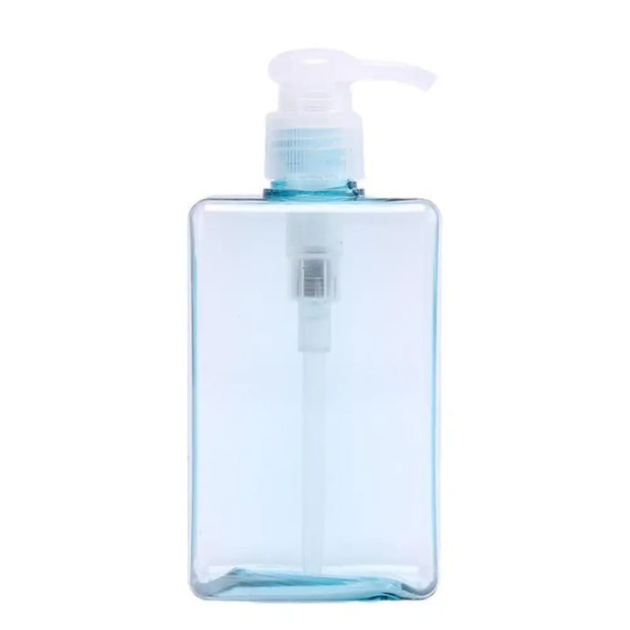 Botella Cuadrada Dispensadora Celeste Con Seguro 150 Ml - Fliperex