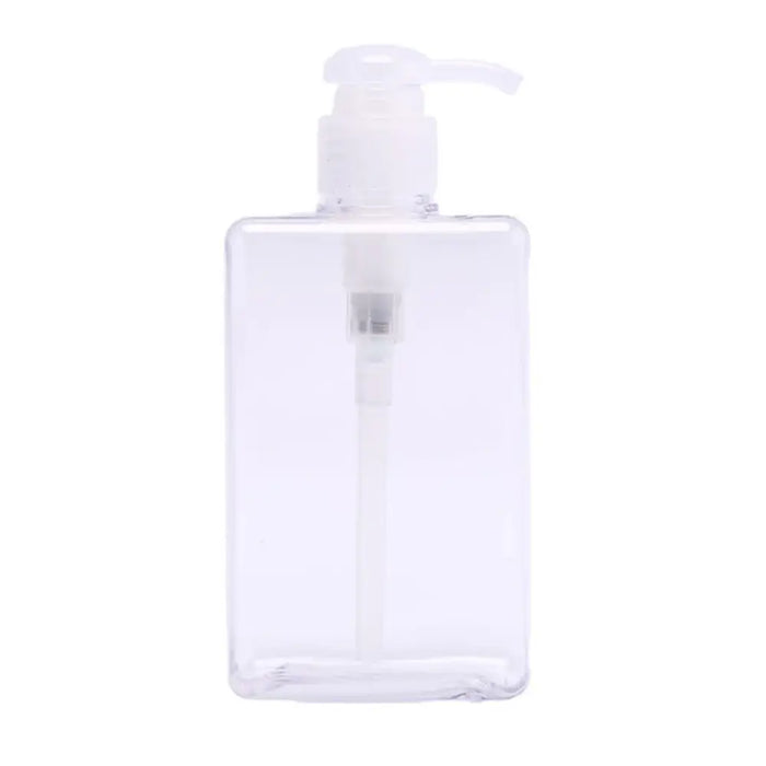 Botella Cuadrada Dispensadora Transparente Con Seguro 150 Ml - Fliperex