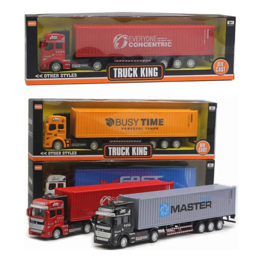 Camión Contenedor Aleación 1:48 Modelo Coche Juguete - Fliperex