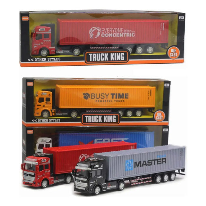 Camión Contenedor Aleación 1:48 Modelo Coche Juguete - Fliperex