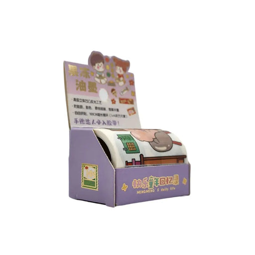 Cinta Adhesiva Washi Tape Kawaii Diseños Cute Decorativo - Fliperex