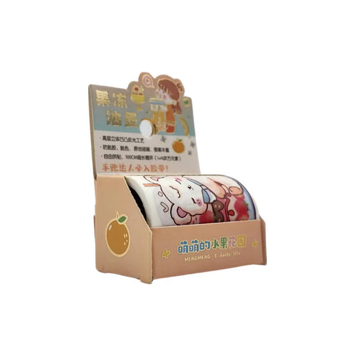 Cinta Adhesiva Washi Tape Kawaii Diseños Cute Decorativo - Fliperex