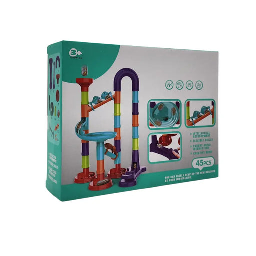 Circuito De Bolitas Entretenido Armable 45 Piezas Puzzle - Fliperex