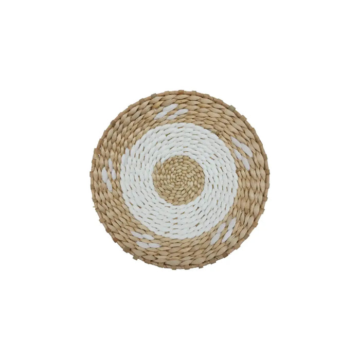 Circulo Decoración De Mimbre Para Pared Casa Terraza Mediano - Fliperex
