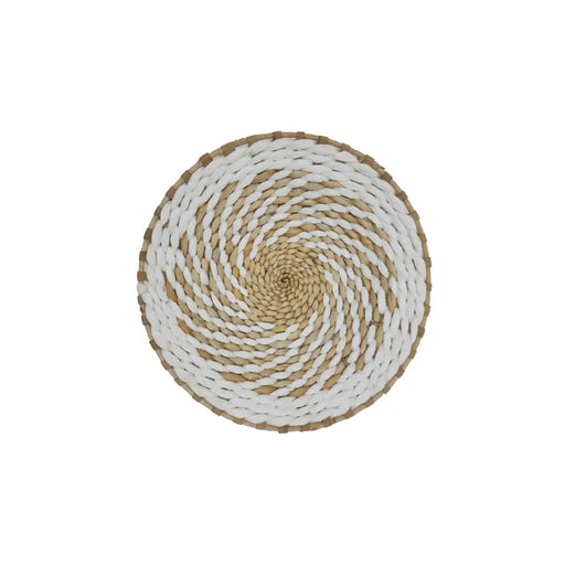 Circulo Decoración De Mimbre Para Pared Casa Terraza Mediano - Fliperex