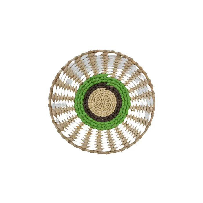 Circulo Decoración De Mimbre Para Pared Casa Terraza Mediano - Fliperex