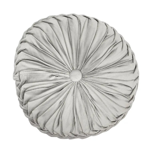Cojín De Terciopelo Redondo Grande Para Sillón Tela Velvet - Fliperex