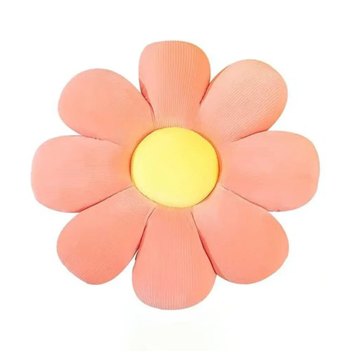 Cojín Decorativo Peluche Forma De Flor Multicolores - Fliperex