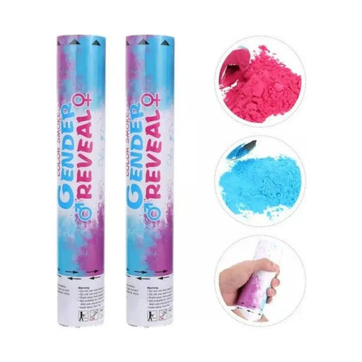Confeti Tubo Cañon Revelador De Genero 30cm Papelillo Polvo - Fliperex