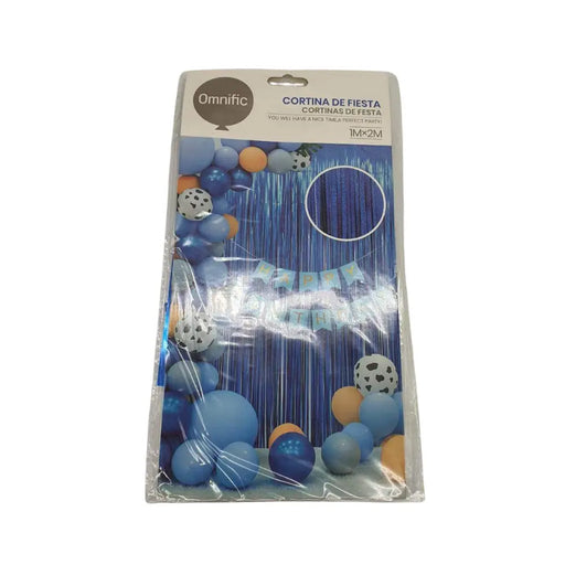 Cortina Metálica Brillos Cumpleaños Colores Cotillón - Fliperex