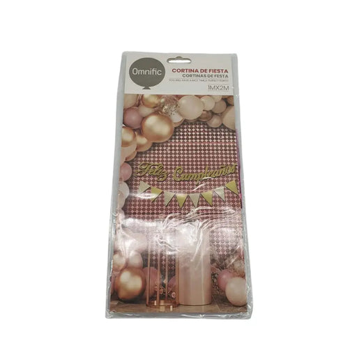 Cortina Metálica Circulos Varios Colores Cotillon Fiesta - Fliperex