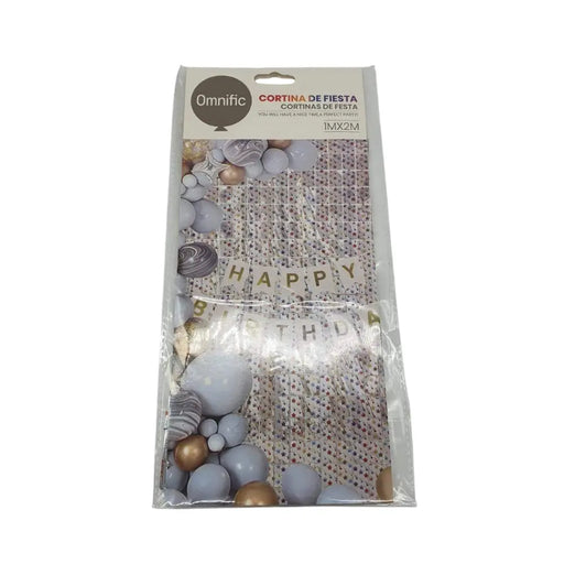 Cortina Metálica Cuadros Con Diseño Varios Colores Cotillon - Fliperex