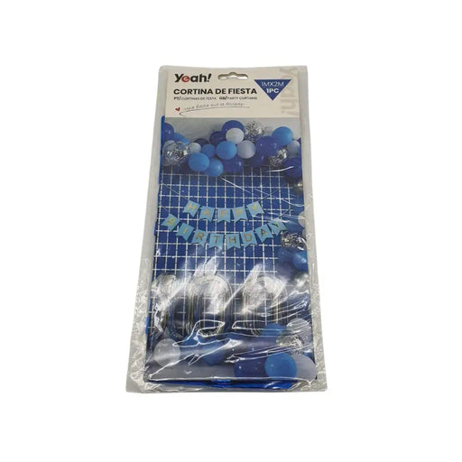 Cortina Metálica Cuadros Varios Colores Cotillon Fiesta - Fliperex