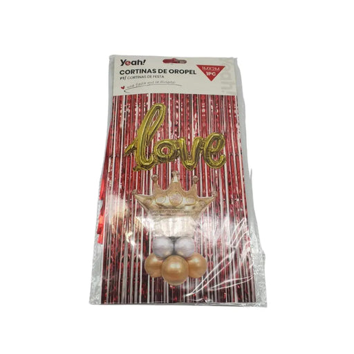 Cortina Metálica Cumpleaños Varios Colores Cotillón Fiesta - Fliperex