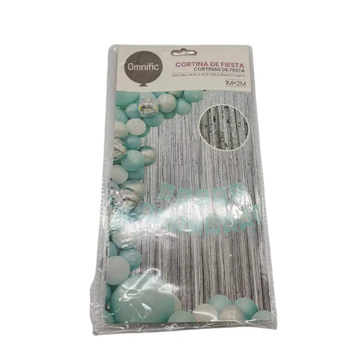 Cortina Metálica Estrellas Cumpleaños Colores Cotillón - Fliperex