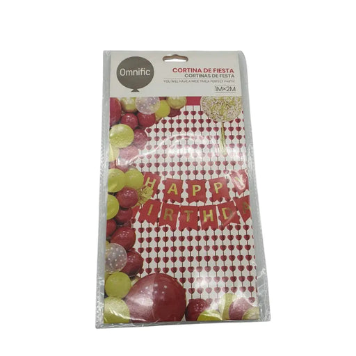 Cortina Metálica Variedad Diseño Colores Cotillon Fiesta - Fliperex