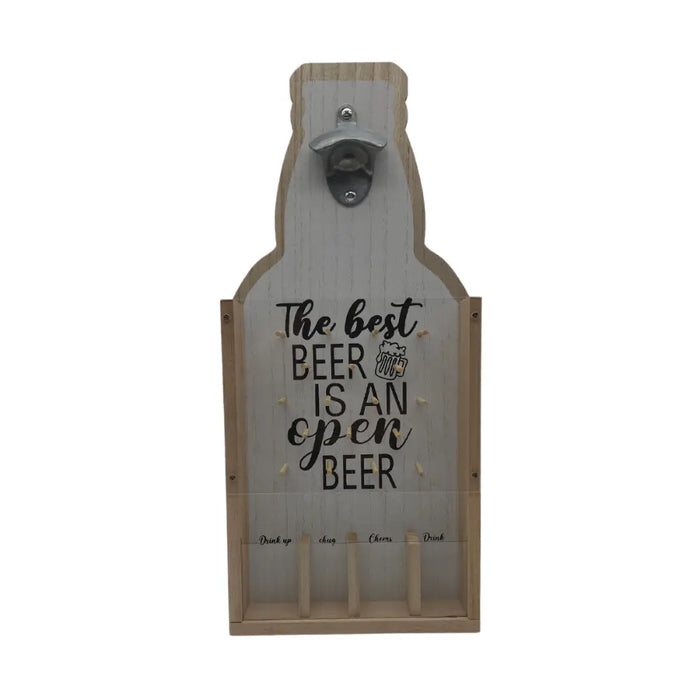 Destapador Abridor De Botellas Para Pared Con Juego - Fliperex