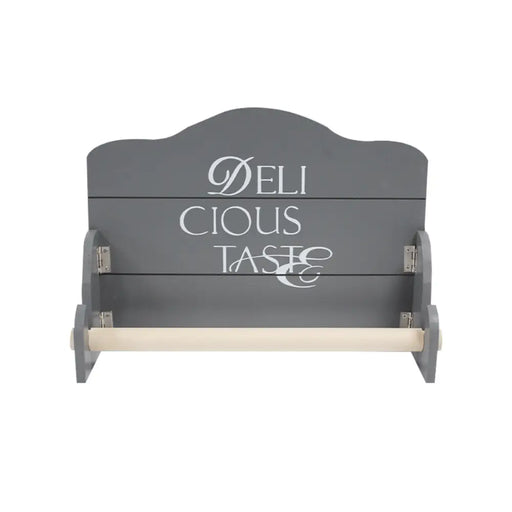 Dispensador Porta Rollo De Toalla Nova Cocina Vintage Gris - Fliperex