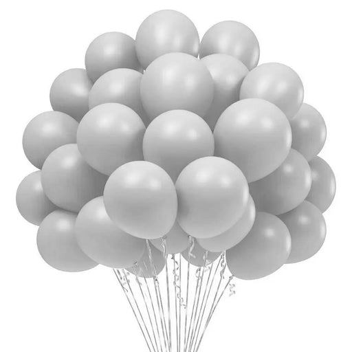 Globos Color Gris Vintage 50 Unidades Tamaño R5 - Fliperex
