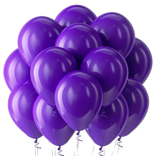 Globos Color Morado 50 Unidades Tamaño R12 - Fliperex