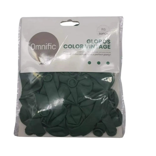 Globos Color Sea Green Vintage 50 Unidades Tamaño R5 - Fliperex