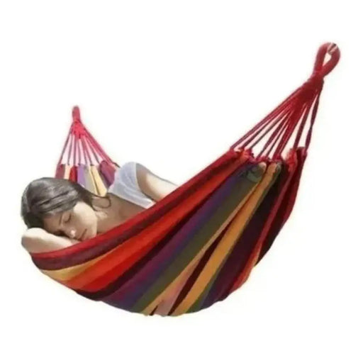 Hamacas Con Bolso Camping Jardín Casa Premium 1 Plazas - Fliperex
