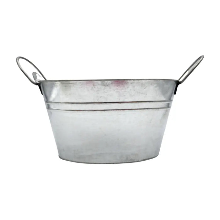 Hielera Metalica Vintage Con Asas Champaña Hielo Tragos P - Fliperex