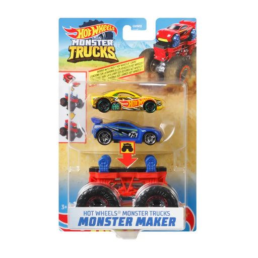Hotwheels Monster Trucks Set Diseña Tu Mounstro - Fliperex