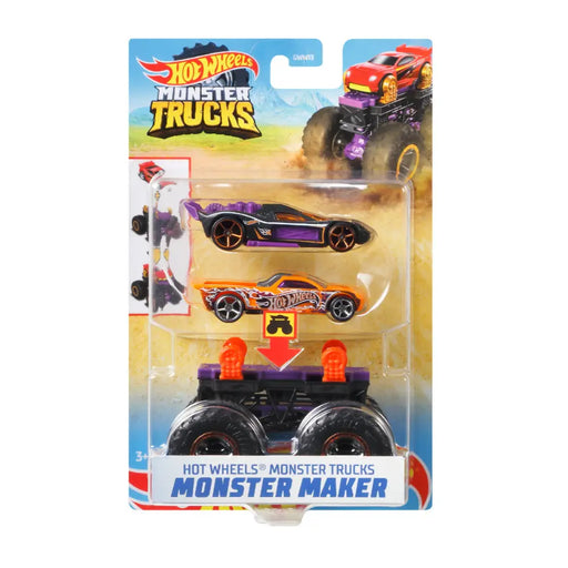 Hotwheels Monster Trucks Set Diseña Tu Mounstro - Fliperex