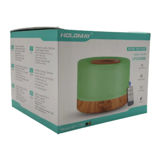 Humidificador Lampara Led Usb De Aromas Diseño Madera - Fliperex