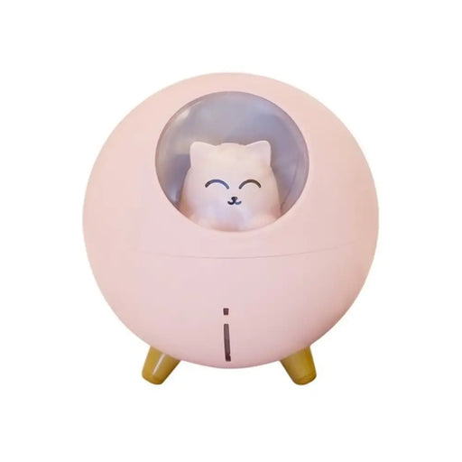 Humidificador Usb De Gatito Redondo Kawaii Vaporizador - Fliperex