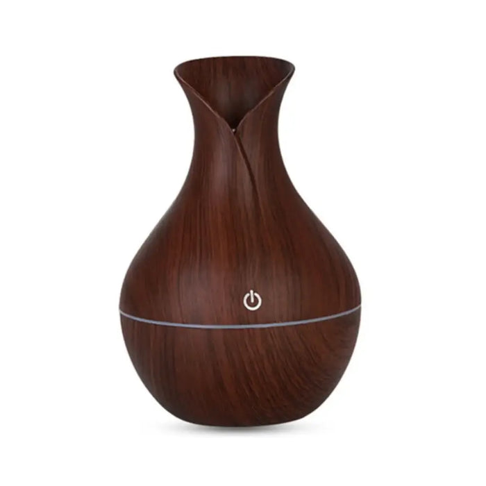 Humidificador Usb Estilo Madera Vaporizador De Aromas - Fliperex