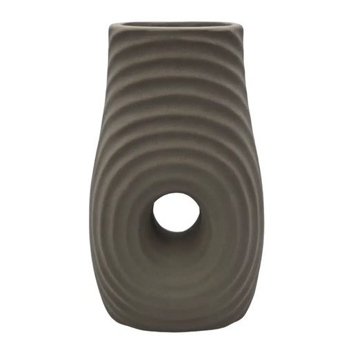 Jarron Florero De Ceramica Fina Decorativo Moderno Cafe - Fliperex