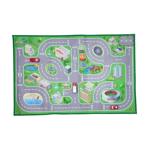 Juego Alfombra Para Niños Parking Garage Para Autitos - Fliperex