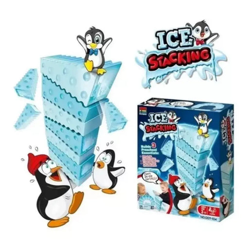 Juego De Mesa Apilar Cubos De Hielo Con Pinguinos Staking - Fliperex