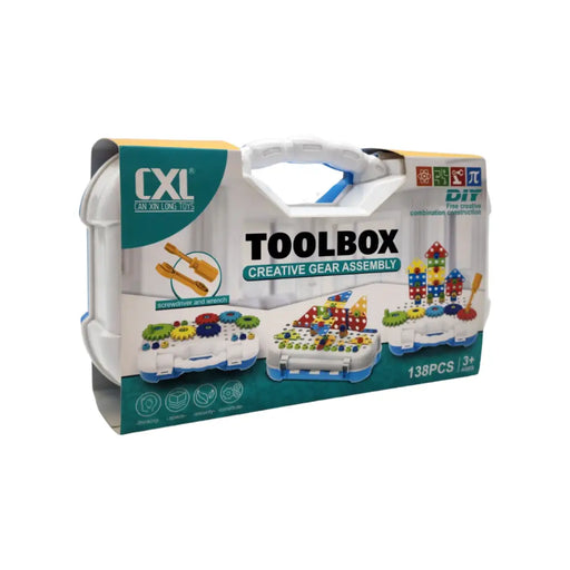 Juego De Mesa Engranajes Circuitos Bloques Educativo 138 Pcs - Fliperex