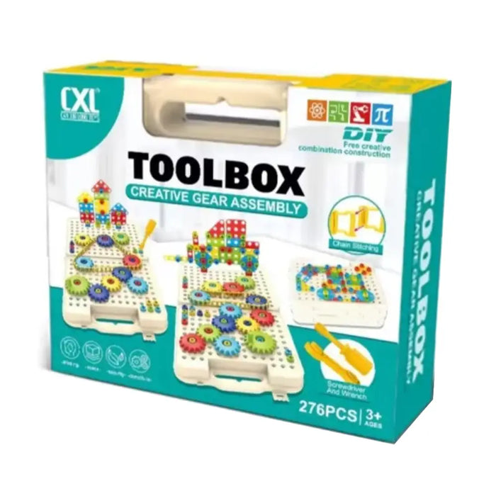 Juego De Mesa Engranajes Circuitos Bloques Educativo - Fliperex