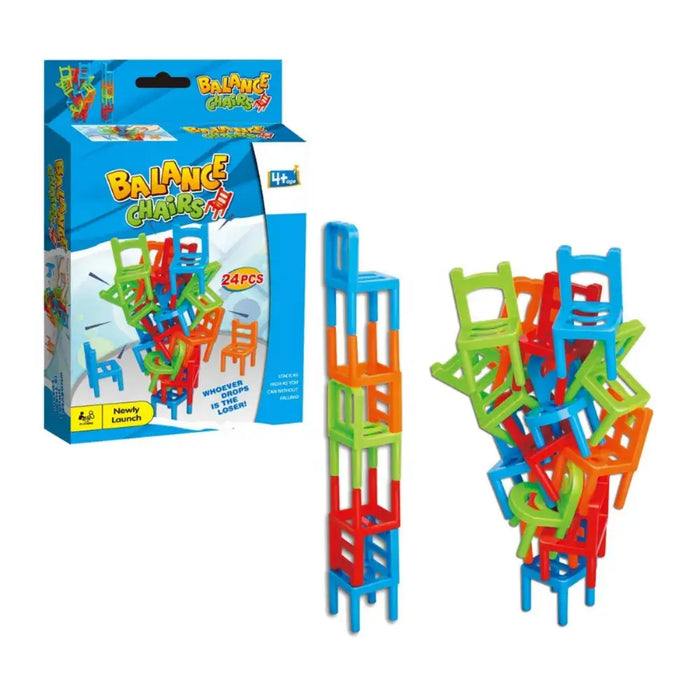 Juego De Mesa Equilibrio De Sillas Entretencion Para Niños - Fliperex