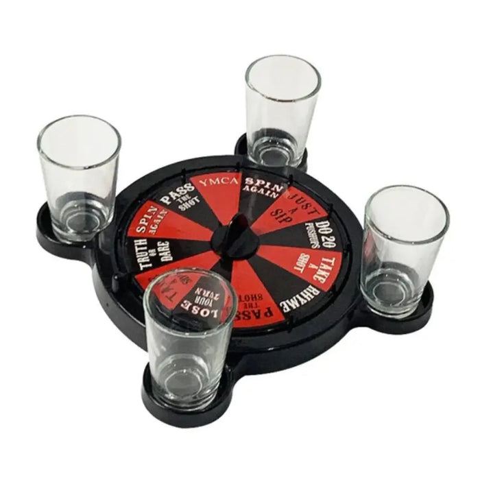Juego De Mesa Roulette Shots Juego De Bar Chupitos Trago - Fliperex