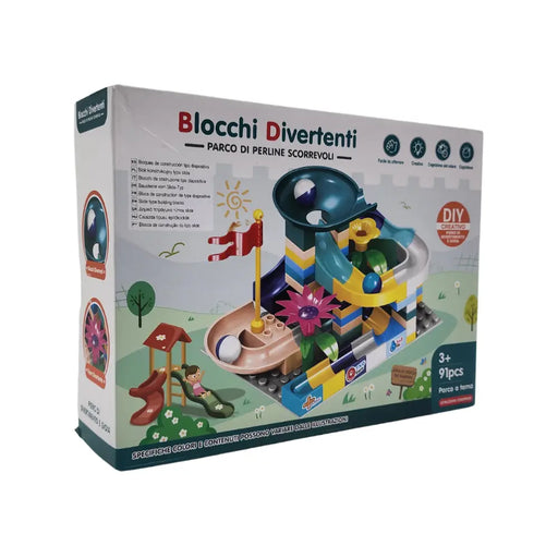 Juego Laberinto De Bolitas Pista De Bolitas 91 Piezas - Fliperex