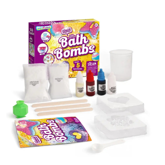 Kit Crea Bombas De Baño Juguete Didáctico Educativo - Fliperex